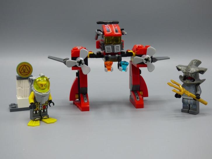 lego 7977 Atlantis Seabed Strider met boekje, Kinderen en Baby's, Speelgoed | Duplo en Lego, Gebruikt, Lego, Complete set, Ophalen of Verzenden