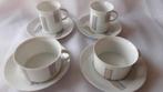 ROSENTHAL HALENSEE kopjes met schoteltjes 4 stuks, Ophalen of Verzenden