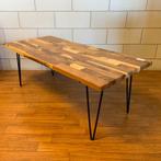 Salontafel Suar – stalen poten - 130 x 60 cm - Bij TTM Wonen, 100 tot 150 cm, Www.ttmwonen.nl, Nieuw, Landelijk