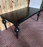 Eetkamertafel barok zwart 90x200 cm, Huis en Inrichting, Ophalen, Gebruikt, 50 tot 100 cm, Vijf personen of meer