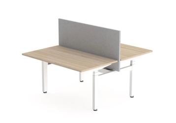 Zit sta bureau duo met scherm 180x80 beschikbaar voor biedingen