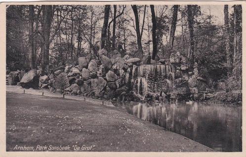 16626 Park Sonsbeek De Grot Arnhem mooie oude kaart 1939, Verzamelen, Ansichtkaarten | Nederland, Gelopen, Gelderland, 1920 tot 1940