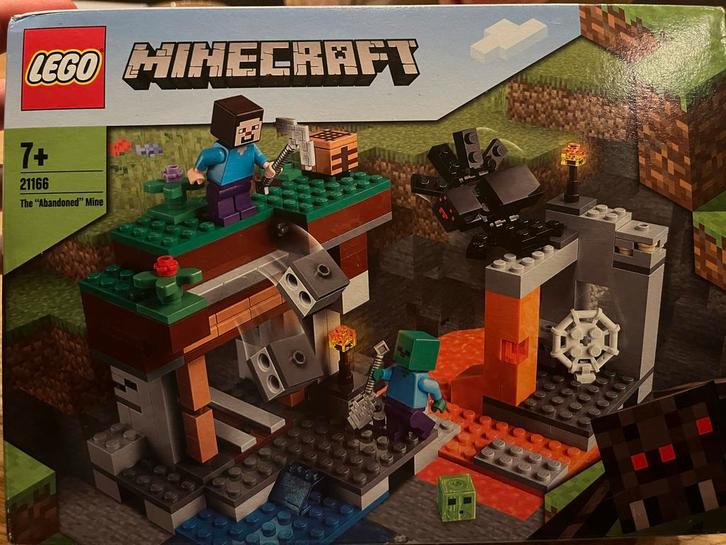 LEGO Minecraft 21166 - De Verlaten Mijn, Kinderen en Baby's, Speelgoed | Duplo en Lego, Nieuw, Lego, Complete set, Ophalen of Verzenden