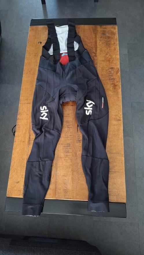 Castelli 3XL Bibshort Winter Team Sky ZGAN, Fietsen en Brommers, Fietsaccessoires | Fietskleding, Zo goed als nieuw, Heren, Bovenkleding