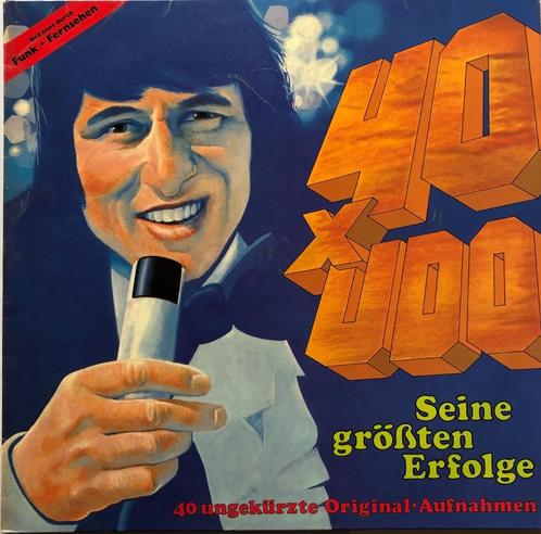 UDO JÜRGENS 2 LP: 40X UDO, Cd's en Dvd's, Vinyl | Overige Vinyl, Gebruikt, Ophalen of Verzenden