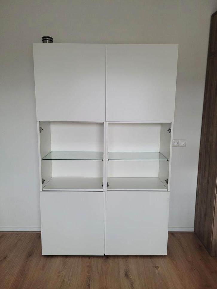 Ikea Besta kast combinatie, Huis en Inrichting, Kasten | Dressoirs, Zo goed als nieuw, 100 tot 150 cm, 25 tot 50 cm, Ophalen