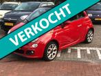 Fiat 500 1.2 Lounge 4CIL CABRIO / AIRCO/ NW APK/ZEER NET, Gebruikt, 4 cilinders, Leder en Stof, Bedrijf
