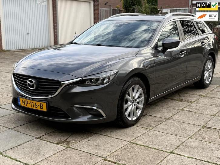 Mazda 6 2.0 SkyActiv-G 145 Skylease+, Auto's, Mazda, Bedrijf, Te koop, ABS, Airbags, Airconditioning, Bluetooth, Bochtverlichting