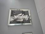 Spiegellijst met Marlyn Monroe, Huis en Inrichting, Woonaccessoires | Lijsten, Ophalen, 50 tot 75 cm, Zo goed als nieuw, 50 tot 75 cm