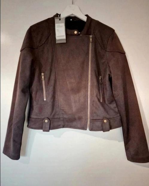 Tramontana suède jasje – bruin – stijlvol & zacht, Kleding | Dames, Jassen | Zomer, Nieuw, Maat 38/40 (M), Bruin, Ophalen of Verzenden