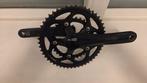 Crankstel shimano 105 fc-5750 172,5 met 50 - 34, Crankstel of Pedalen, Gebruikt, Racefiets, Ophalen of Verzenden