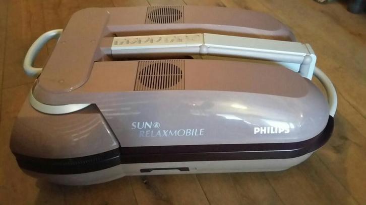 Philips HB975 Sun & Relax mobile zonnehemel, Witgoed en Apparatuur, Zonnebanken en Gezichtsbruiners, Zo goed als nieuw, Zonnebank enkelzijdig