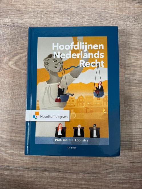 C.J. Loonstra - Hoofdlijnen Nederlands recht, Boeken, Wetenschap, Zo goed als nieuw, Verzenden