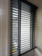 2x Houten Jaloezieën 80x130cm, Zo goed als nieuw, 100 tot 150 cm, Zwart, 50 tot 100 cm