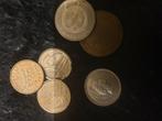verschillende munten. spanje,duitsland,uk., Ophalen, Overige landen