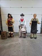 Lifesize beelden,levensgrote beelden,piraat,cowboy, oma, Verzamelen, Beelden en Beeldjes, Ophalen, Gebruikt