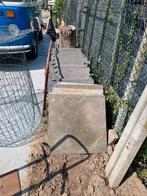 Gratis tegels. 60x60 antraciet 20 stuks, Ophalen, Zo goed als nieuw, 10 m² of meer, Beton
