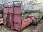 Plateau container bak flatje, Ophalen