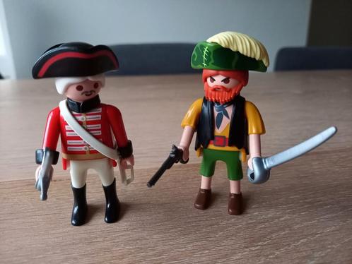 Playmobil Duo-pack Piraat en soldaat - 4127, Kinderen en Baby's, Speelgoed | Playmobil, Zo goed als nieuw, Ophalen of Verzenden