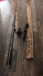 Vintage japanese ul rod and reel, Watersport en Boten, Hengelsport | Roofvissen, Gebruikt, Molen, Ophalen