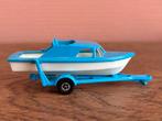 Vintage Matchbox Lesney Speedboat on Trailer England, Ophalen of Verzenden, Zo goed als nieuw, Auto