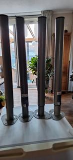 4 stalen poten, Ophalen, Rond, 50 tot 100 cm, 50 tot 100 cm