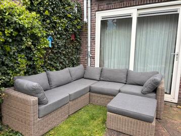 Loungeset wicker extra dikke kussens