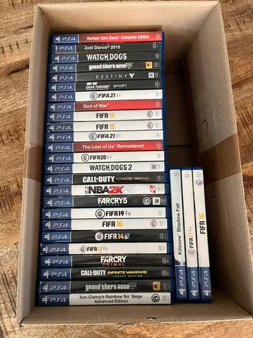 29x ps4 game (In 1 koop) beschikbaar voor biedingen