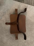 Tripp Trapp Babyset Bruin met Leren Riem, Ophalen, Gebruikt, Meegroeistoel, Gordel(s)