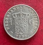 1 Gulden 1952 Nederlandse Antillen Zilver ZF, Postzegels en Munten, Munten | Nederland, 1 gulden, Koningin Juliana, Zilver, Ophalen of Verzenden