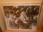 Schilderij laurel en hardy., Ophalen, Gebruikt, 50 tot 75 cm, Schilderij