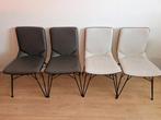 Set van 4 xooon eetkamerstoelen, Ophalen, Gebruikt, Grijs