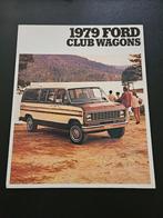 Brochure Ford Club Wagons 1978 USA, Ophalen of Verzenden, Zo goed als nieuw, Ford