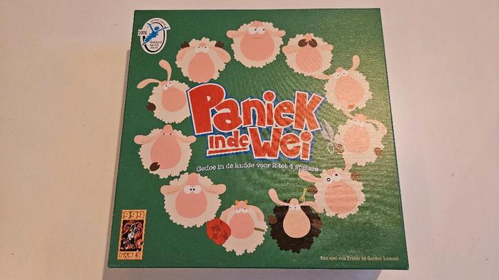 Paniek in de wei - 999 games, Hobby en Vrije tijd, Gezelschapsspellen | Bordspellen, Zo goed als nieuw, Een of twee spelers, Drie of vier spelers