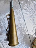 Antieke jachthoorn, Ophalen of Verzenden, Gebruikt