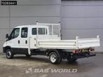 Iveco Daily 35C16 3.0L Open Laadbak Dubbel Cabine met Kist 3, Stof, Gebruikt, Euro 6, Iveco
