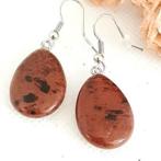 Mahonie Obsidiaan Edelsteen oorbellen **Nieuw**, Ophalen, Nieuw