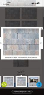 Gratis Nieuwe Klinkers - 6m2 Design Brick Tricolore, Tuin en Terras, Ophalen, Klinkers, Nieuw, 5 tot 10 m²