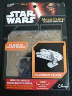 Star Wars Millennium Falcon 3D Metal Earth, Zo goed als nieuw, Verzenden