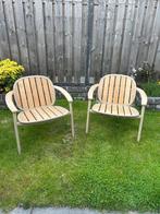 2x EMU Twins Teak Fauteuils, Ophalen, Zo goed als nieuw, Teakhout
