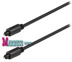 Optische Audiokabel, König Toslink male kabel, 1 meter, Audio, Tv en Foto, Audiokabels en Televisiekabels, König, Nieuw, Optische kabel