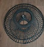 Bamboe lampenkap, 25 tot 50 cm, Zwart, Rond, Ophalen of Verzenden