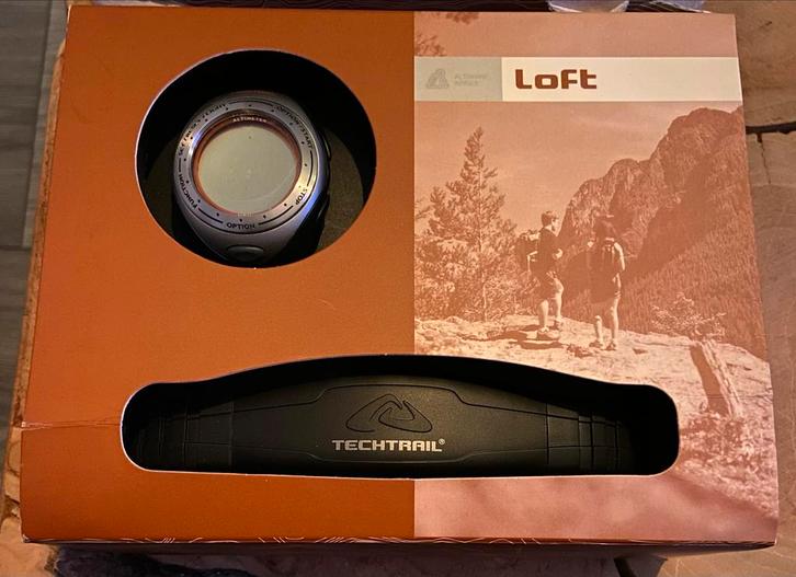 Techtrail Loft Altimeter, Hartslag, Barometer - Nieuw!, Sport en Fitness, Hartslagmeters, Nieuw, Overige merken, Met borstriem