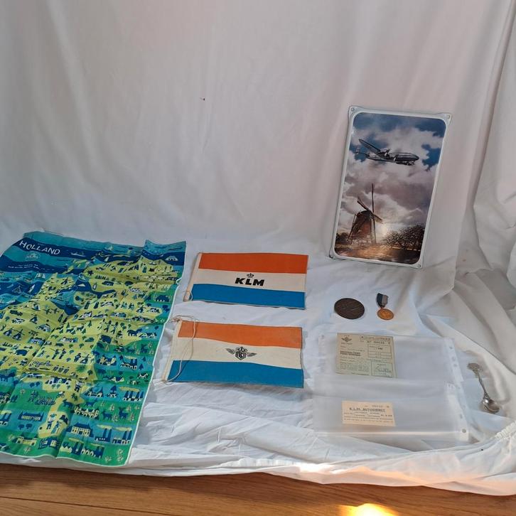 Diverse KLM memorabilia pst., Verzamelen, Luchtvaart en Vliegtuigspotten, Gebruikt, Overige typen, Ophalen of Verzenden