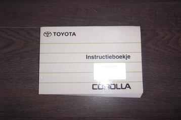 Gebruikershandleiding TOYOTA COROLLA E11   1997/2000 beschikbaar voor biedingen