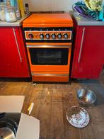 Oranje Etna Gasfornuis - Vrijstaand, Witgoed en Apparatuur, Fornuizen, Gebruikt, Gas, 85 tot 90 cm, 4 kookzones