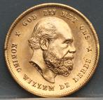 Mooi gouden tientje 1889 - 10 gulden 1889 goud - Willem 3, Koning Willem III, Verzenden, Goud, Losse munt