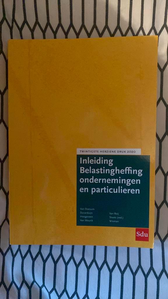 Inleiding Belastingheffing ondernemingen en particulieren. 2, Boeken, Wetenschap, Zo goed als nieuw, Ophalen of Verzenden
