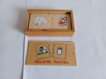 puzzel hout in doosje beschikbaar voor biedingen