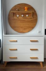 TWF commode Mika wit/hout – soft close, goede staat, Kinderen en Baby's, Kinderkamer | Commodes en Kasten, Ophalen, 50 tot 70 cm